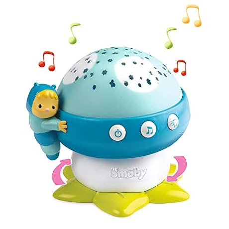 Smoby 110118 Cotoons Gute Nuit Musique Jouet Veilleuse Bb Lampe Bb Bleu