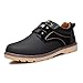 Produktbild spritech (TM) Herren Fashion British Komfort rutschfeste Schuhe Schuh flach Martin Stiefel, schwarz, US:8.5
