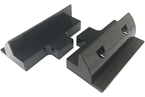 Juego de 2 soportes de montaje laterales ZONADAH, para montaje de paneles solares en caravanas, autocaravanas, barcos, yates, instalaciones de techo y de casa.