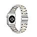 Produktbild Armband für Apple Watch Series 4/3/2/1 40mm, Smartwatch Zubehör Harz + edelstahl Ersatzarmband Uhrarmband Armbänder Smartwatch für Männer Frauen (Grün)