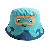 Happy Cherry - Sombrero Infantil con Ala Gorra de Pescador Hat de Algodon para Niño Bebé...