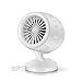 Produktbild Persönlicher Luftkühler, USB-Verdunstungskühler, 2 Ventilatorgeschwindigkeiten, ultra-leiser Tischventilator für Zuhause, Büro, Schlafzimmer, Kinder Modern Large weiß1