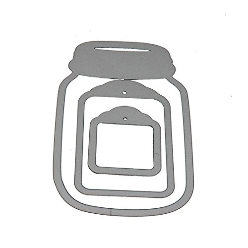 Souarts Stanzschablonen Metall Schneiden Schablonen für DIY Scrapbooking Album Schneiden Schablonen Papier Karten Sammelalbum Dekor Herz - 3