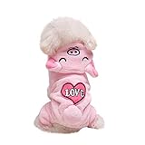 Ropa para mascotas Ropa para cachorros Abrigo con capucha para mascotas Mono de perro Chaquetas de perro Invierno Calentar Espesamiento A rayas Coral Velvet Cuatro patas Disfraces de mascotas Suéter clásico del perro de animal doméstico Puppy suéter de lana Perro caliente suéter Invierno Ropa de Perro Jerseys Mascota de Punto de Lana Suéter Cálido Alto Cuello