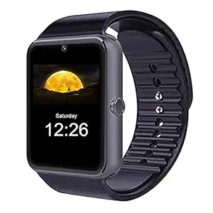 Drumstone (1 Year Warranty) GT08 Smart Watch Phone 100H Standby Time Support SIM Card Bluetooth Smartwatch with Camera Music Play for All Mens/Womens