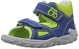 Flexible Laufsohle Superfit Baby Jungen Flow\' Sandalen, Blau/Grün 81, 24 EU