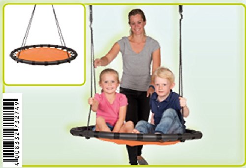 Preisvergleich Produktbild Nestschaukel - Tellerschaukel Ø 100cm mit Stoff