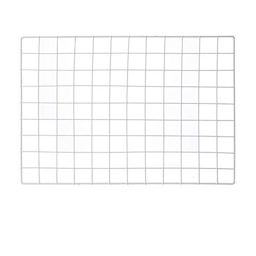 ShouYu DIY Rejilla foto pared,Ins cuadrícula panel, multifunción Estantería Grid Wall,Decoración pared,tablero Memo (65*45cm,Blanco)