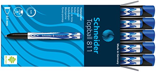 Schneider Schreibgeräte Tintenroller Topball 811, blau, Mine auswechselbar - 6