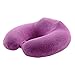 Produktbild Pillow U-förmiges Kissen Memory Foam Reisekissen Rund U-Form Nackenstütze Kopfstütze mit Kissenbezug für Rest U-förmiges Kissen, violett