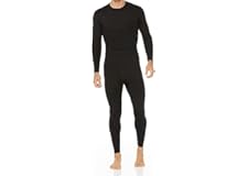 Thermajohn Men's Ultra Soft Thermal Underwear Long Johns Set with Fleece Lined