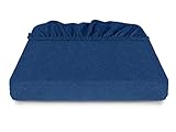 3er-Pack Frottee-Spannbetttücher in der Größe 70 x 140 cm zum Knaller-Preis! Erhältlich in 26 Farben!, 70 x 140 cm, marine - 2