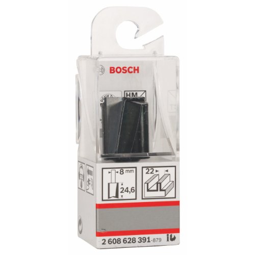 Bosch Zubehör 2 608 628 391 Nutfräser 8 mm, D1 22 mm, L 25 mm, G 56 mm - 3