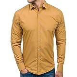Camisas De Hombre De Vestir,Modaworld Casual Polo De Mangas Largas para...