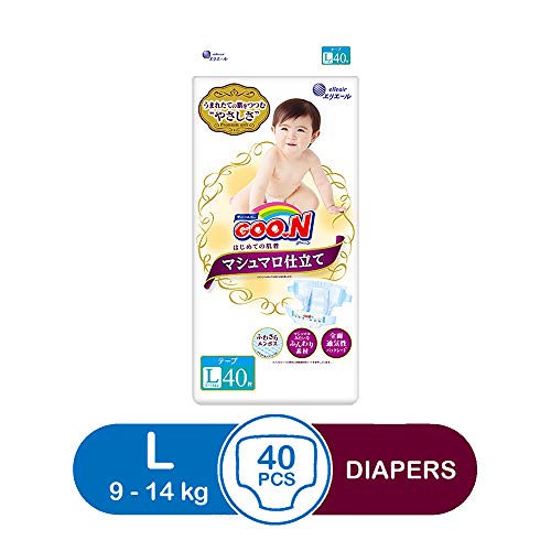 Couches GOO.N L 9-14 KG MARSHMALLOW PREMIUM SOFT//Japanese diapers nappies - GOO.N L 9-14 KG MARSHMALLOW PREMIUM SOFT//???????? ?????????? GOO.N L 9-14 KG MARSHMALLOW PREMIUM SOFT
