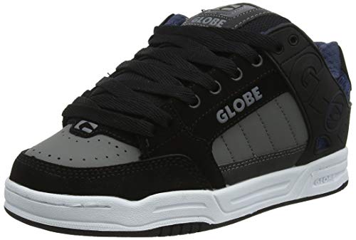Globe Tilt Chaussures de Skateboard Homme - Noir (Black/Blue Knit 20410) - 42.5 EU ( 9.5 US )