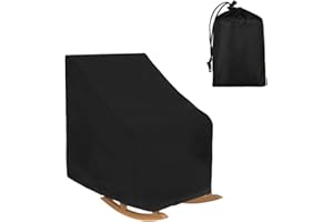 Yicare Gartenm?bel-Set, Gartenstuhlbez?ge, Schaukelstuhl, wasserdicht, Oxford-Stoff, strapazierf?hig, f?r Veranda, Liegestuhl, Gartenstuhl, Schutzh?lle, 70 x 83 x 99 cm