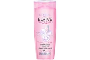 L’Oreal Paris Elvive Glycolic Gloss Shampoo, 3% Gloss Complex with [Glycolic Acid], 400 ml