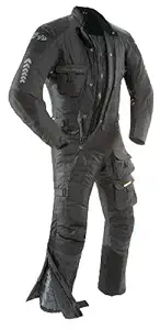 Joe Rocket Men's Survivor Textile Motorcycle Touring Suit (Black, Small)