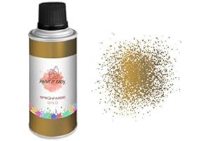 PAINT IT EASY Sprühfarbe, Sprühbastellack, Farbspray, 150ml, Gold