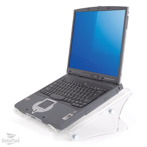 Dataflex HV 450 ErgoNote Notebookständer (Tragkraft max. 6kg, bis 39,1 cm (15,4 Zoll) Bildschirmdiagonale) hellacryl