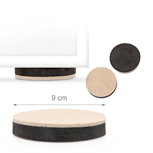 2 teiliges Transportset Profi, Möbelgleiter Set, Filzgleiter und Teppichgleiter, Sackkarre 60 kg, Transportkarre - 7