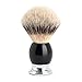 Muhle Sophist Silvertip Badger Hair Shaving Brush With Black Resin And Chrome Handle
