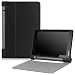 Produktbild MoKo Lenovo Yoga 3 10 Hülle - Ultra Lightweight Slim PU Leder Tasche Schutzhülle Schale Smart Shell Case Cover mit Standfunktion für Lenovo Yoga Tablet 3-8 20,3 cm (8 Zoll IPS) 2015 Tablet, Schwarz
