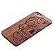 Produktbild für iPhone 6/6s 4.7inch,Tonsee Geschnitzt Holz aus Holz Hard Case Cover schützen Skull für iPhone 6/6 s 4,7 Zoll