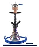 AMY Little Zuri R II - blue - RS black powder | Shisha Wasserpfeife Rainbow