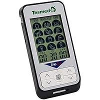 TESMED Trio 6.5 elettrostimolatore Muscolare, tens antidolori, Massaggi - 36 programmi - 40 Livelli di intensit&agrave; - Batteria Ricaricabile - 4 elettrodi