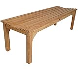 Die Holzbank *Siria* ist bei uns auch als 2-sitzer erhältlich