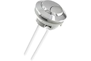 SEIWEI Dual Flush Toilet Push Button, Replacement Flush Button Toilet Cistern Water Tank Repair Part for Bathroom (59~65mm)