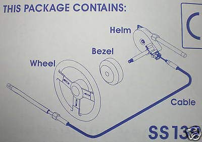 Genuine Boat Heavy Duty Steering Kit System