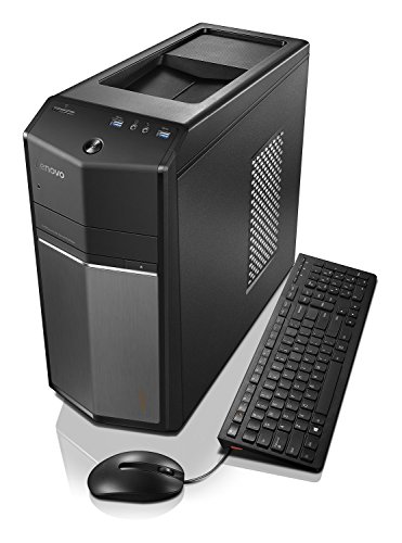 Lenovo ideacentre 710 Desktop-PC (Intel Core i5-6400 Quad-Core, 16GB RAM, 512GB SSD, 1TB HDD, Nvidia GeForce GTX1060, DVD-Brenner, Windows 10 Home) schwarz - 2