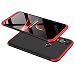 Produktbild Für Huawei P20 Lite Hülle, Girlyard 3 in 1 Ultra Dünn Premium Hart-PC Schale 360 Grad Full Body Schutzhülle Anti-Kratzer Stoßfest Bumper Handyhülle für Huawei P20 Lite - Schwarz + Rot