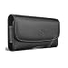 Produktbild Holster für HTC One E9, One E9 Plus, Huawei Honor V8, Mate 8 Oder leeco Le Max 2, Black Horizontal Leather Small Case