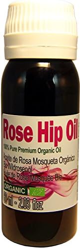 Pure Rose Hip OIL 100% Natural. . 60ml amber bottle, obtained by first cold pressing, Premium Quality. Origin Patagonia Fast shipping from Spain