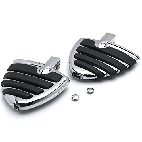 Rider Rear Passenger Footrests Foot Pegs Motor Foot Rests 2PCS Fit For Kawasaki Vulcan 1600 Classic 2003 2004 2005 2006 2007 2008