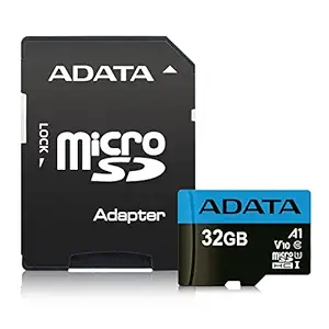 ADATA Premier 32GB MicroSDHC/SDXC UHS-I Class 10 V10 A1 Memory Card with Adapter Read up to 100 MB/s (AUSDH32GUICL10A1-RA1)