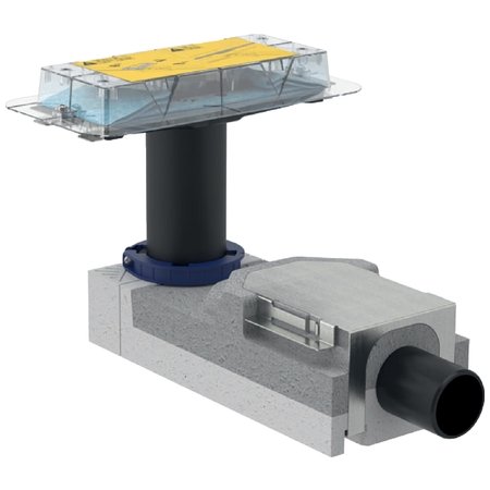 Geberit Ablaufgarnitur Dusche – 154.150 Set Install. canalette H.90