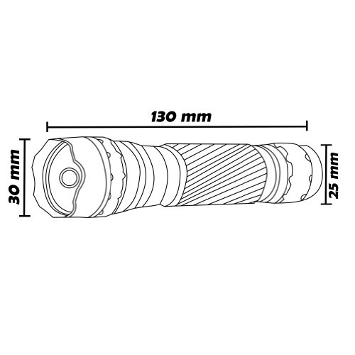 INFRAROT UltraFire Wf-501B LED Taschenlampe 800 Lumen – Aufheller-Effekt nur in Verbindung mit Nachtsichtgeräte - 6