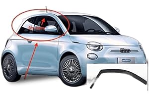 AC WOW 2 deflettori d'aria per Fiat New 500 o 500e 2020 2021 2022 2023 2024 2025
