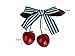 Yantu Cute Women Girl Lady Retro Vintage Bow Cherry Hair Clip Hairpin