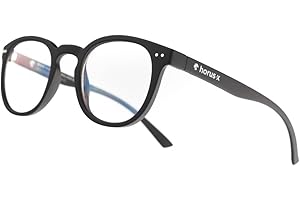 Horus X • Lunette Anti Lumière Bleue Homme Femme | Lunette Ronde pour Ecran Anti Fatigue & Migraine Oculaire