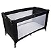 Safetots Sleep and Go Travel Cot Black with Deluxe Mattress