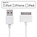 Price comparison product image Apple MFi Certified Lightning Cable to USB Charger Cord for Apple iPhone 4/4S/3G/3GS ,ipad 2/ipad,ipod touch(1st,2nd,3rd and 4th generation) and ipod nano(6th generation)Samsung Galaxy S3/S4/Note 3/Note 2, Htc One and Other Android Compatible Devices --White (30-Pin 0.5m)