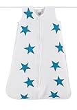 aden + anais leichter Baby Schlafsack für den Sommer Gr. M-XL, brilliant blue classic aus Baumwollmusselin