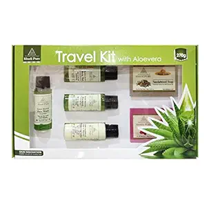 Khadi Pure Travel Kit With Aloe Vera, 270 ml
