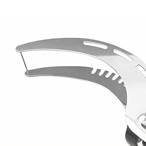 LUFA Watermelon Hobel Cutter Server-Ausstecher Scoop Edelstahl-Werkzeug Utensilien Silber-&26.5*3.5cm - 2